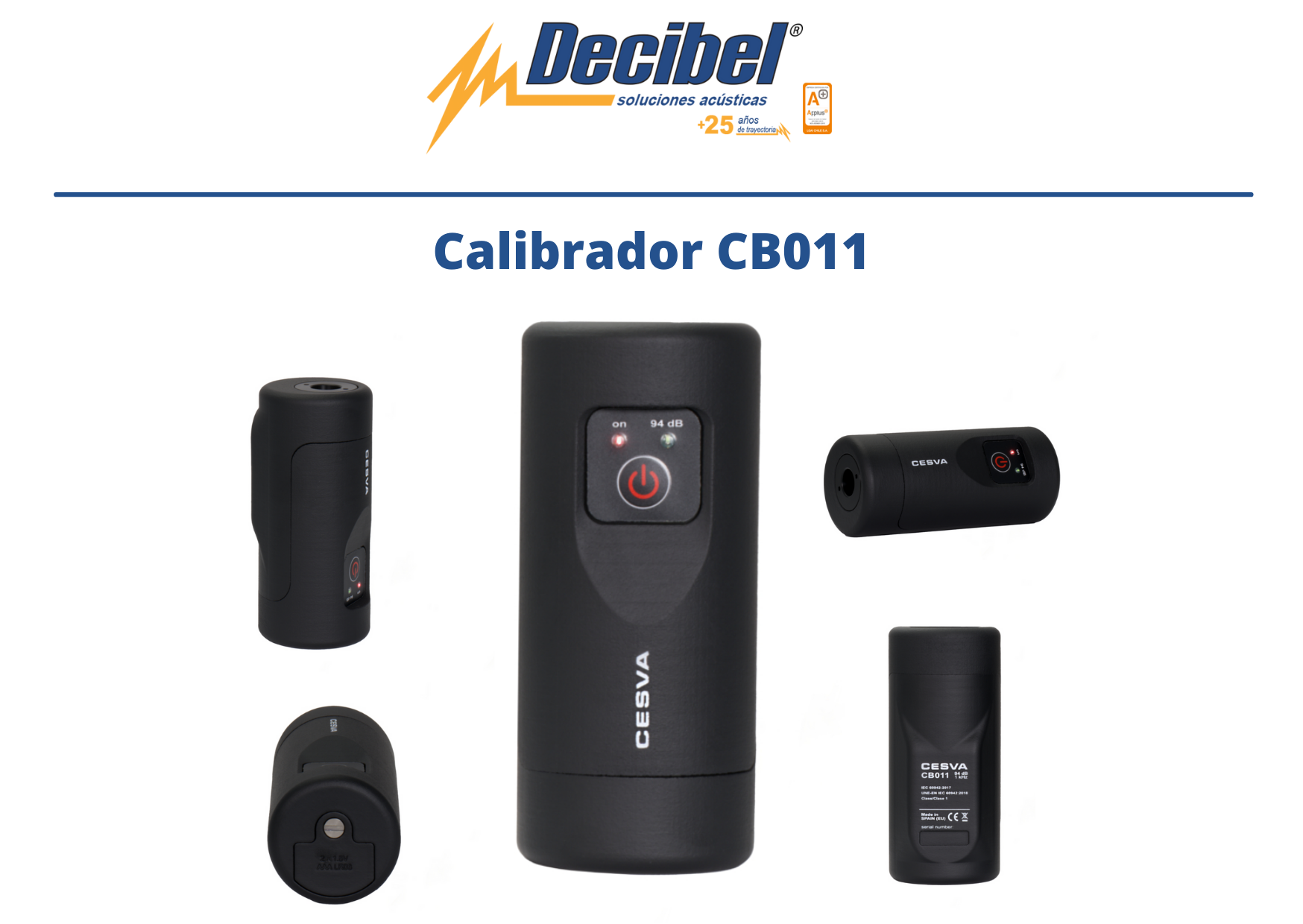 Calibrador acústico CB011